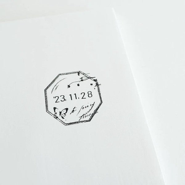 Yohaku - Stamp - Date Stamp - Octogonals