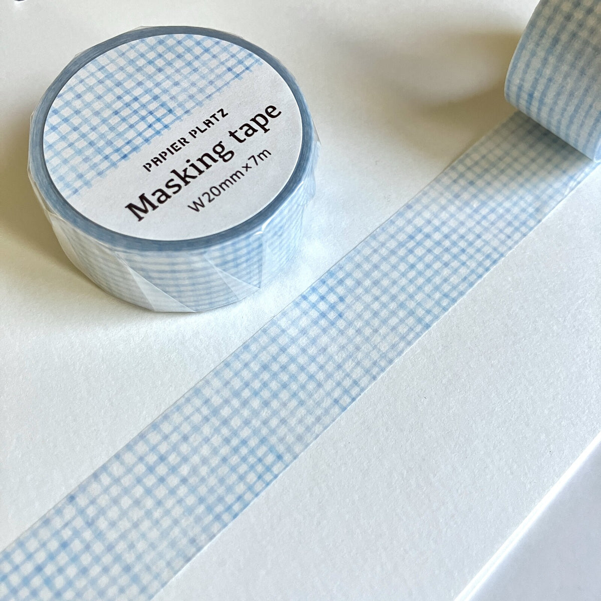 Papier Platz - Washi Tape - Celeste Check