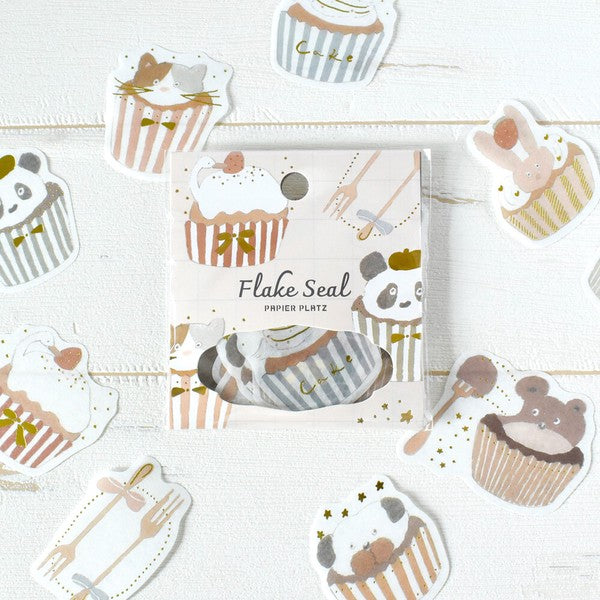 Papier Platz - Planner Sticker - Flake Seal - Cupcake