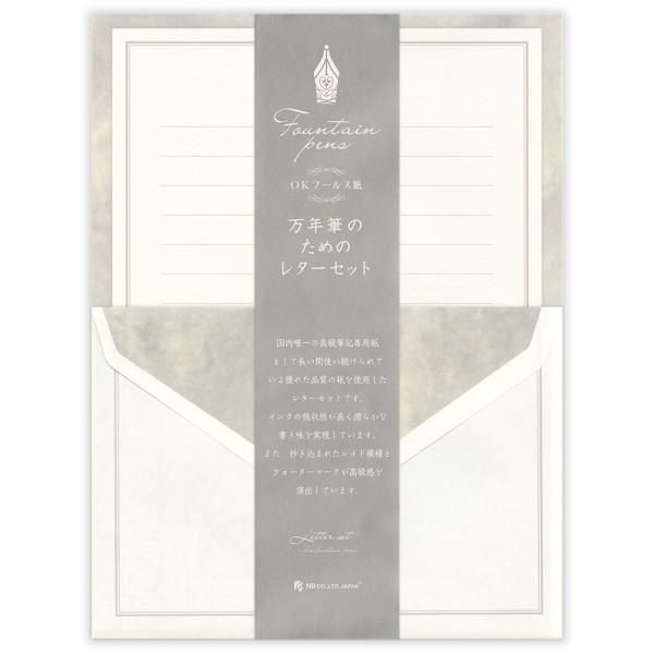 NB Japan - Letter Set - Fountain Pens (Grey)