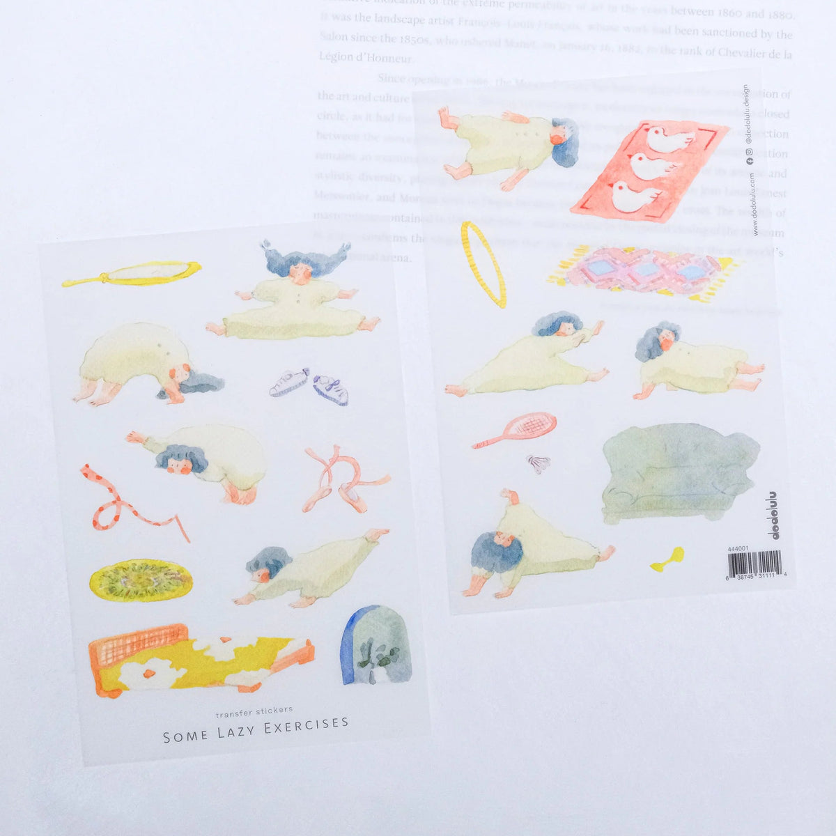 Dodolulu - Planner Sticker - Some Lazy Exercises