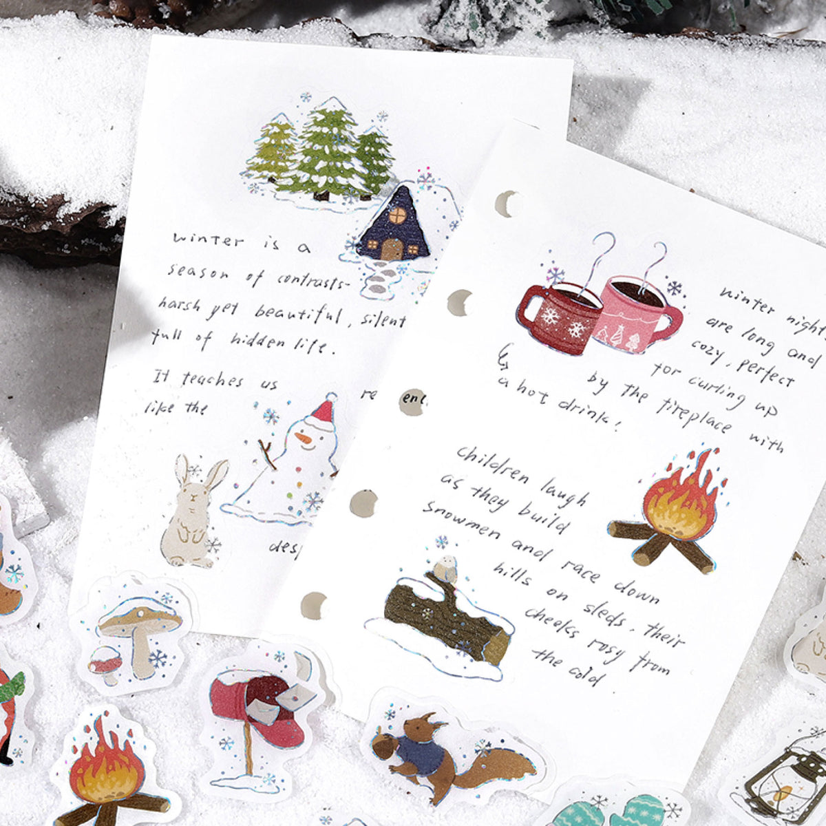 BGM - Planner Sticker - Flake Seal - 2025 Winter Limited - Winter Arrival