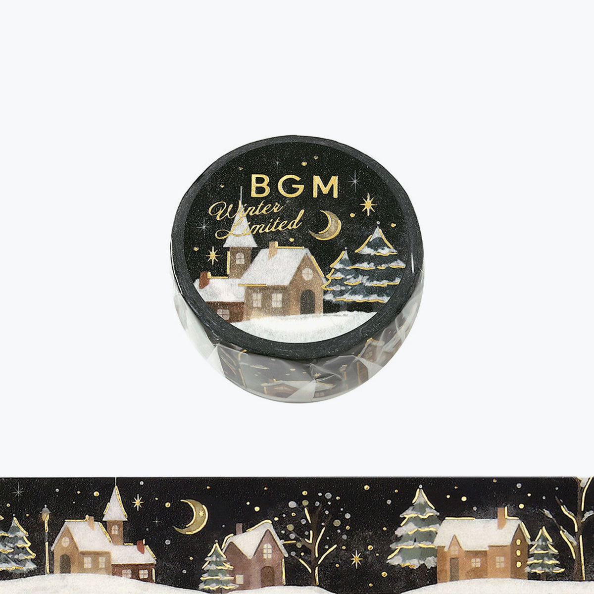BGM - Washi Tape - 2026 Winter Limited - Snowy Night