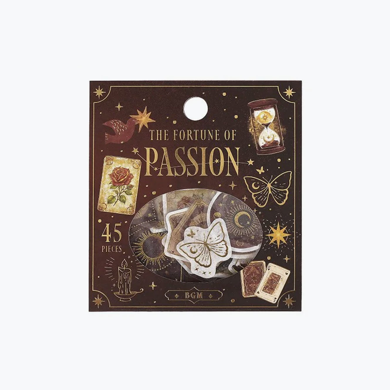 BGM - Planner Sticker - Flake Seal - Fortune - Passion <Outgoing>