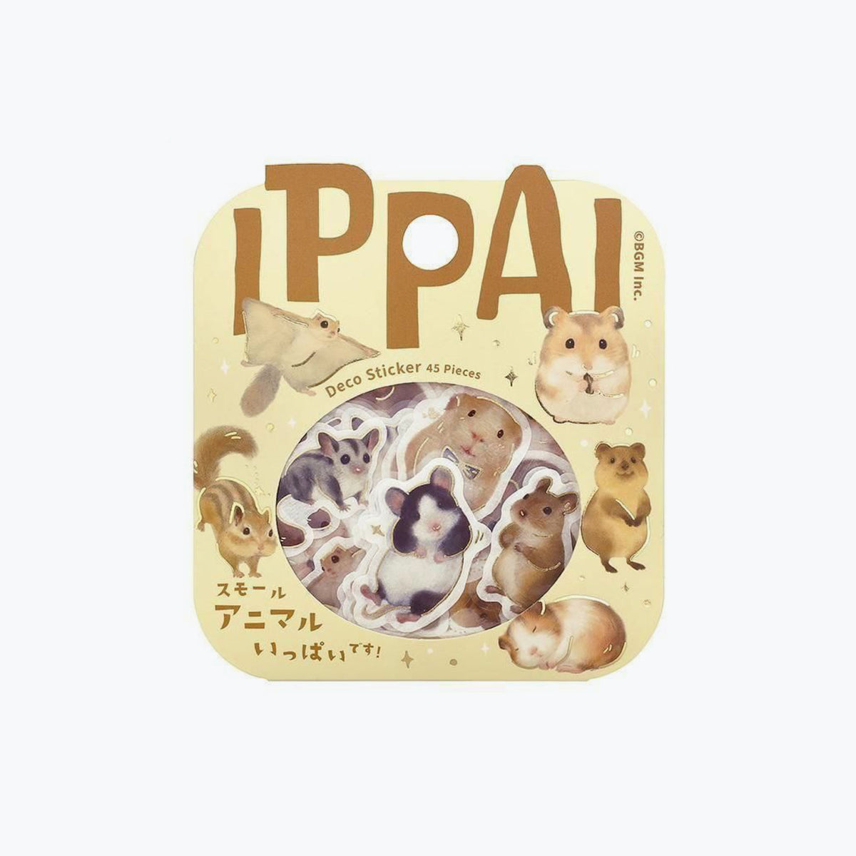 BGM - Planner Sticker - Flake Seal - Ippai - Animals