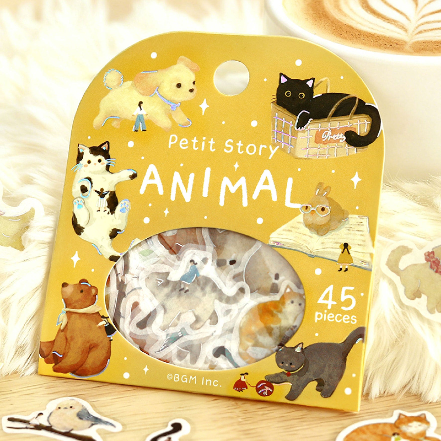 BGM - Planner Sticker - Flake Seal - Petit Story - Animal