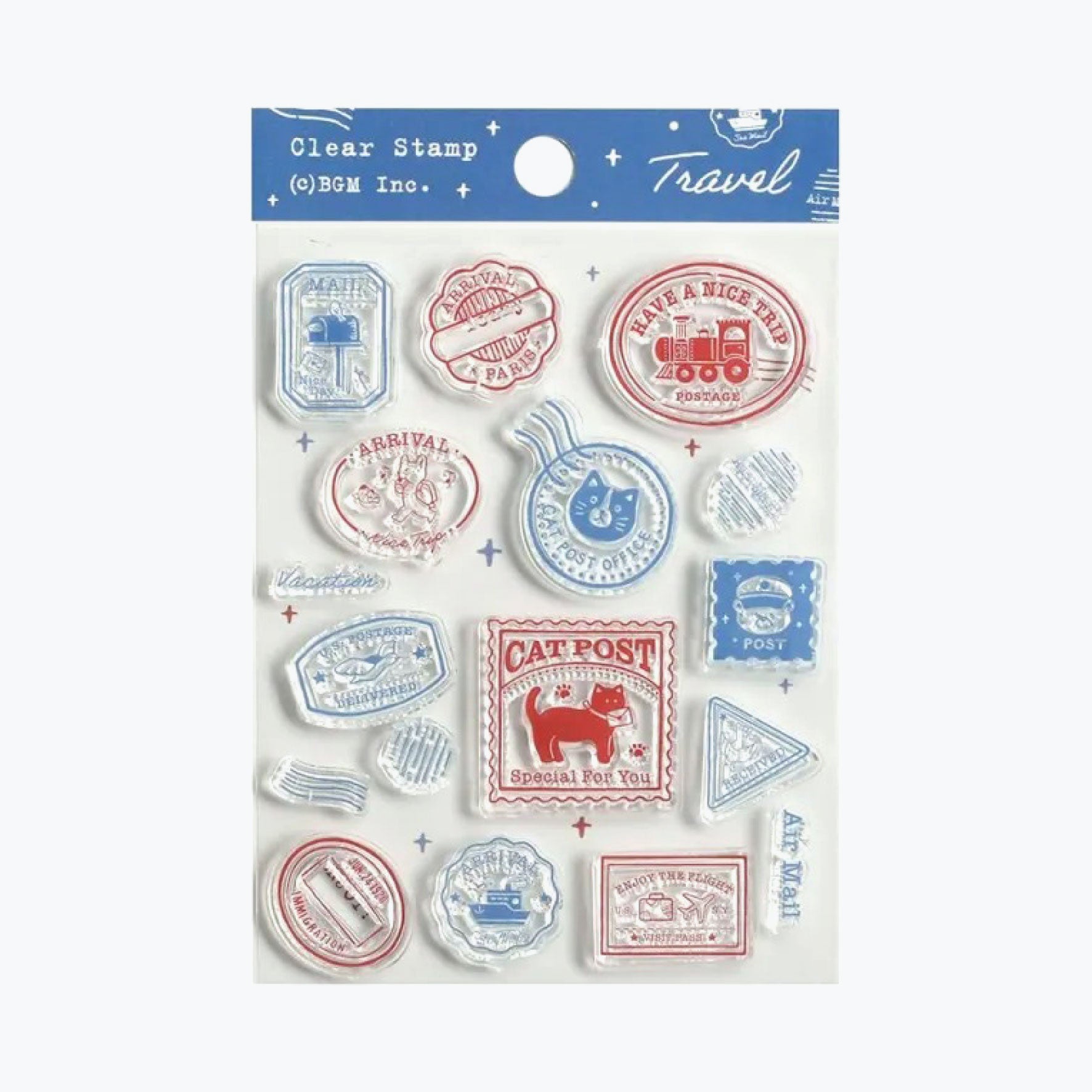 BGM - Stamp - Clear - Travel <Outgoing>
