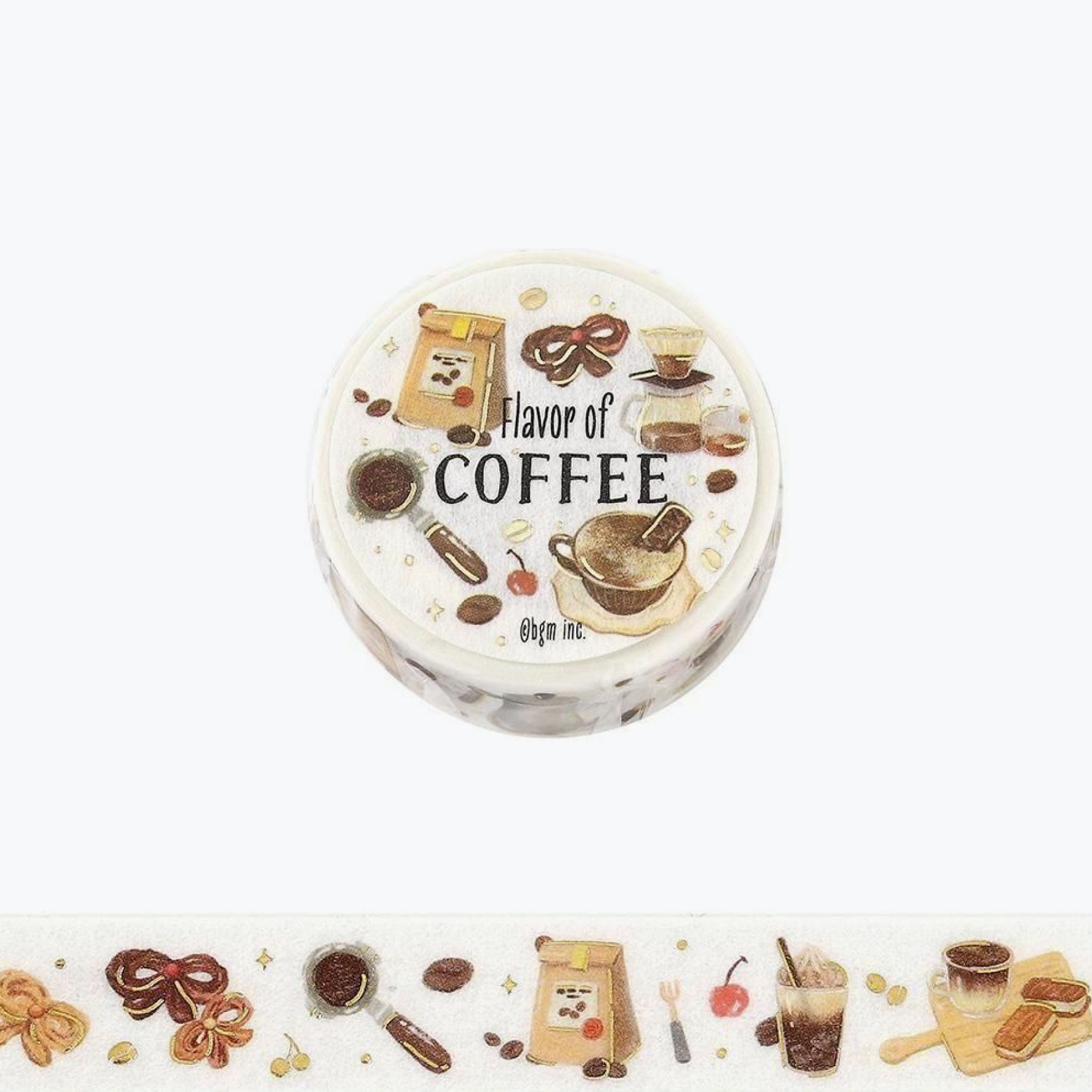 BGM - Washi Tape - Flavor of - Coffee