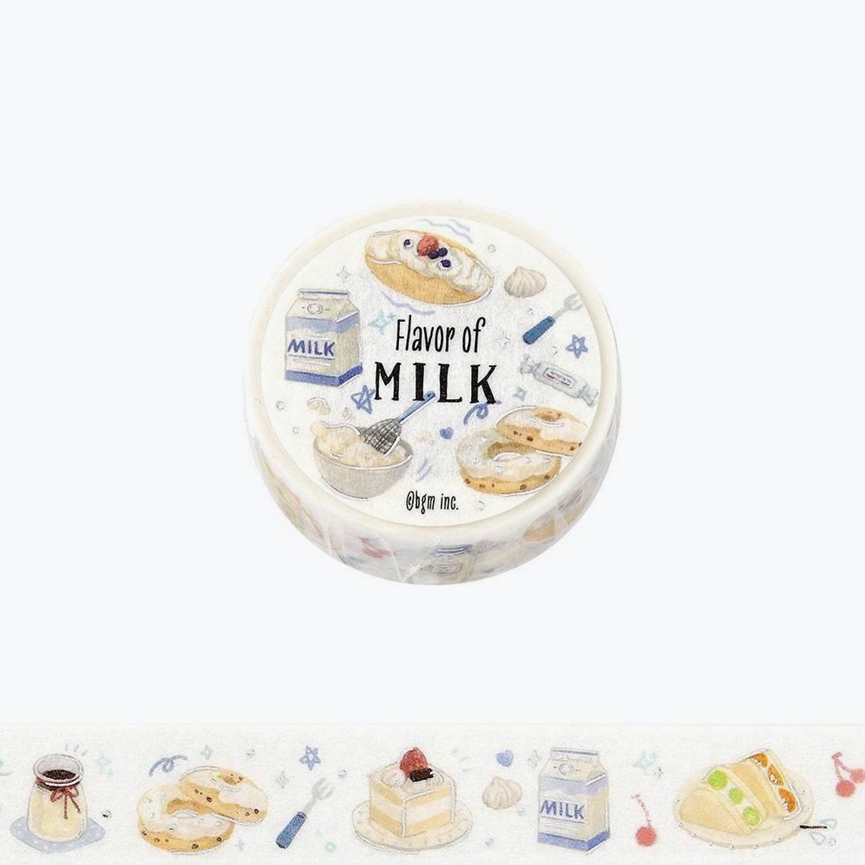 BGM - Washi Tape - Flavor of - Milk