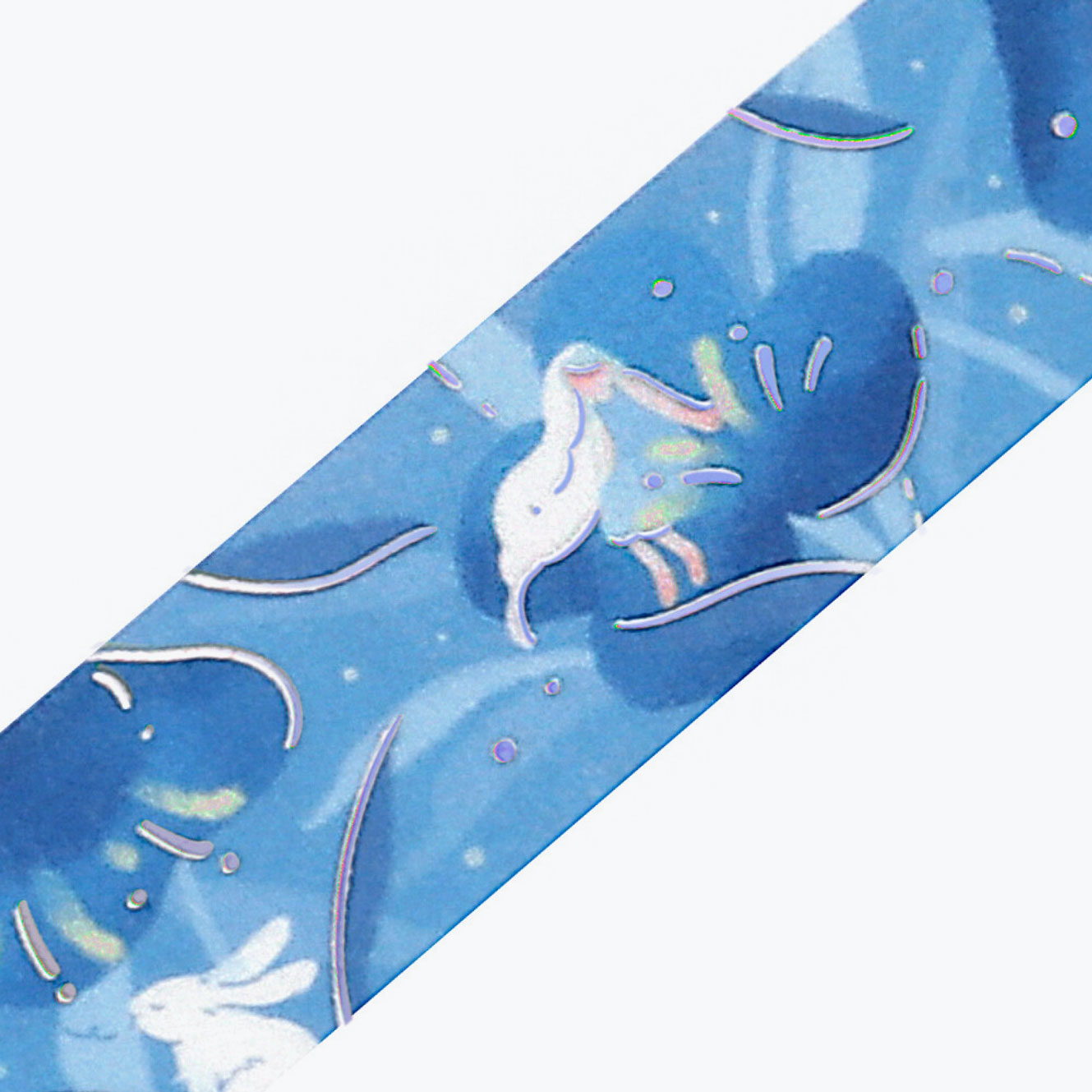 BGM - Washi Tape - Flower Story - Blue <Outgoing>