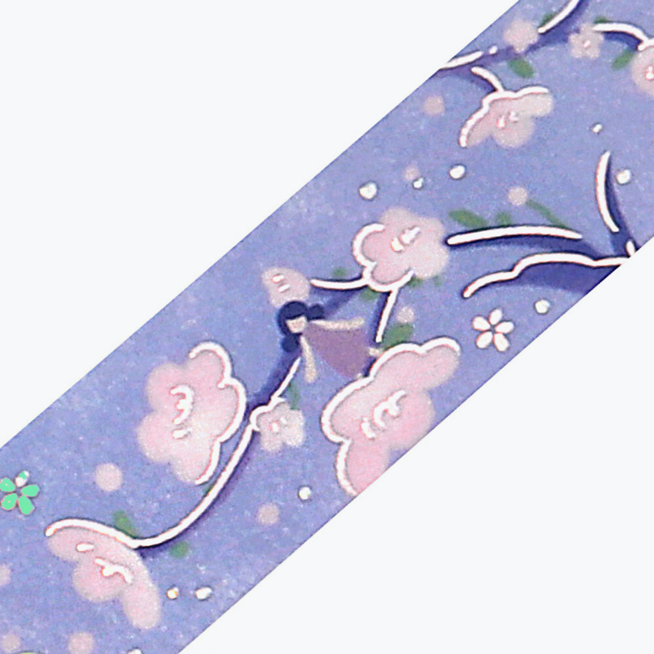 BGM - Washi Tape - Flower Story - Purple <Outgoing>
