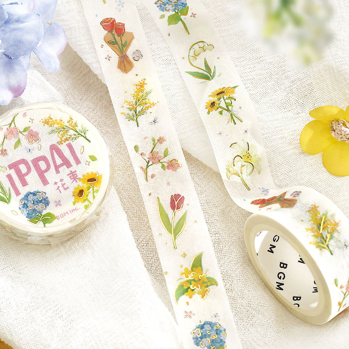 BGM - Washi Tape - IPPAI - Bouquets