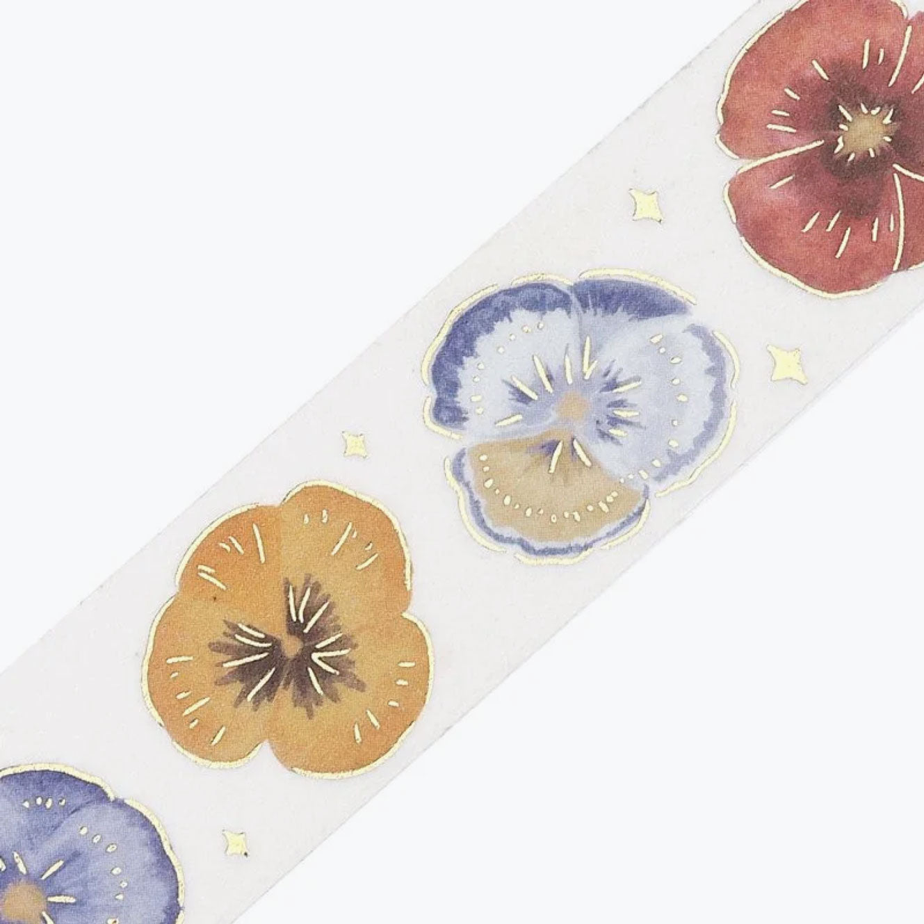 BGM - Washi Tape - Life - Pansy <Outgoing>