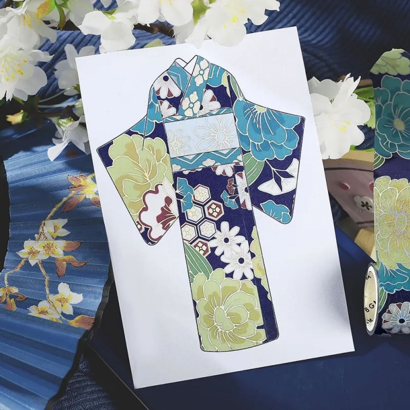 BGM - Washi Tape Set - Kimono - Set 2 <Outgoing>