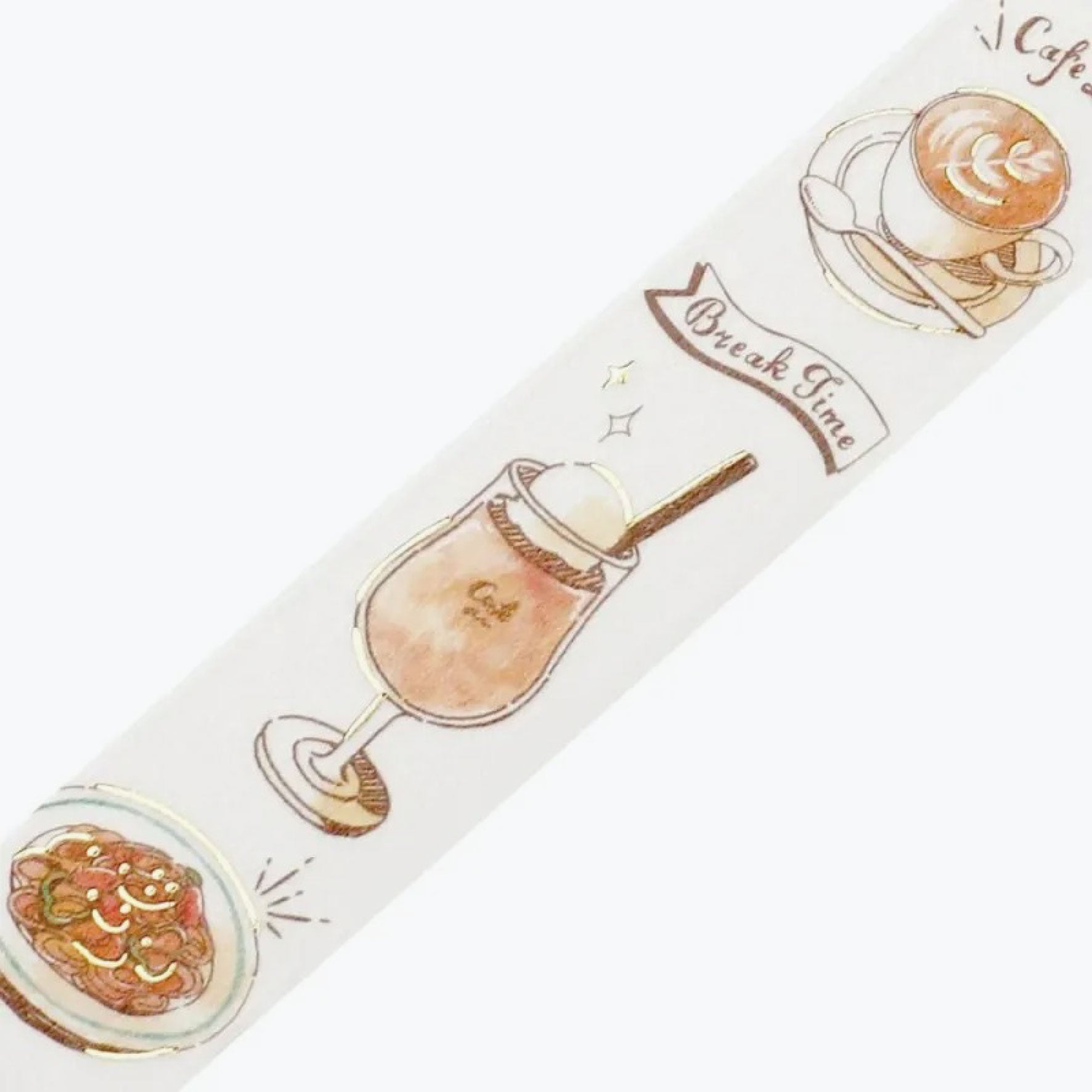 BGM - Washi Tape - Travel Cafe - Orange