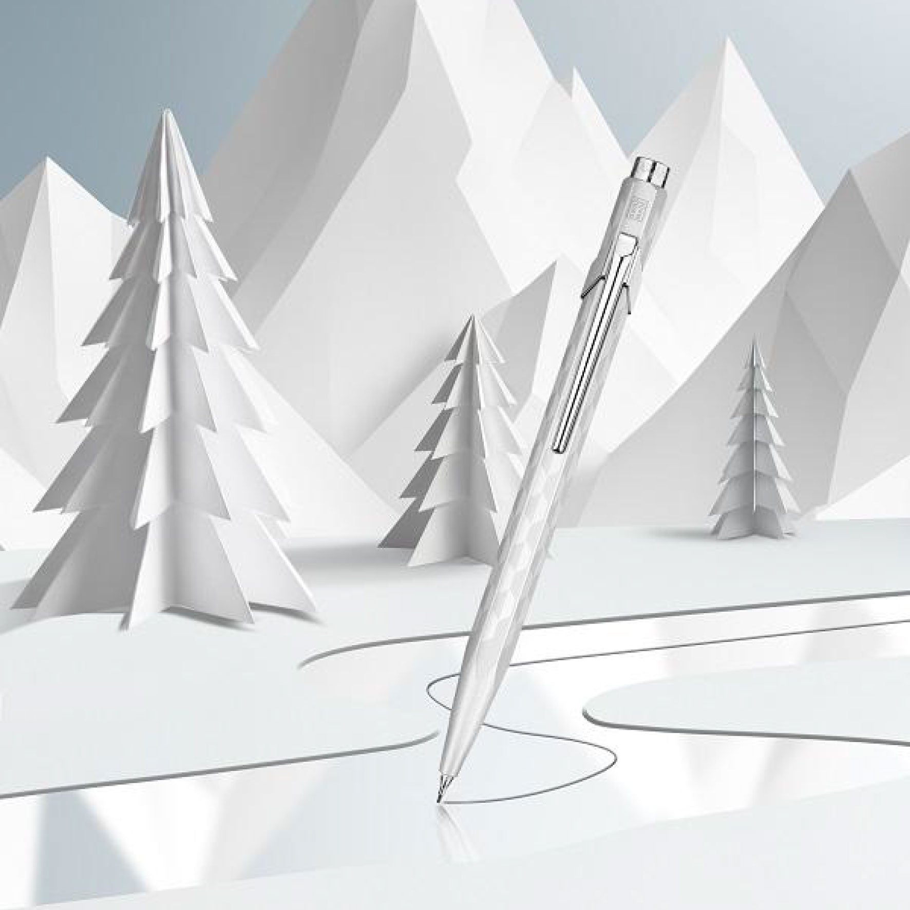 Caran d'Ache - Mechanical Pencil - 849 - Alpine Frost - White