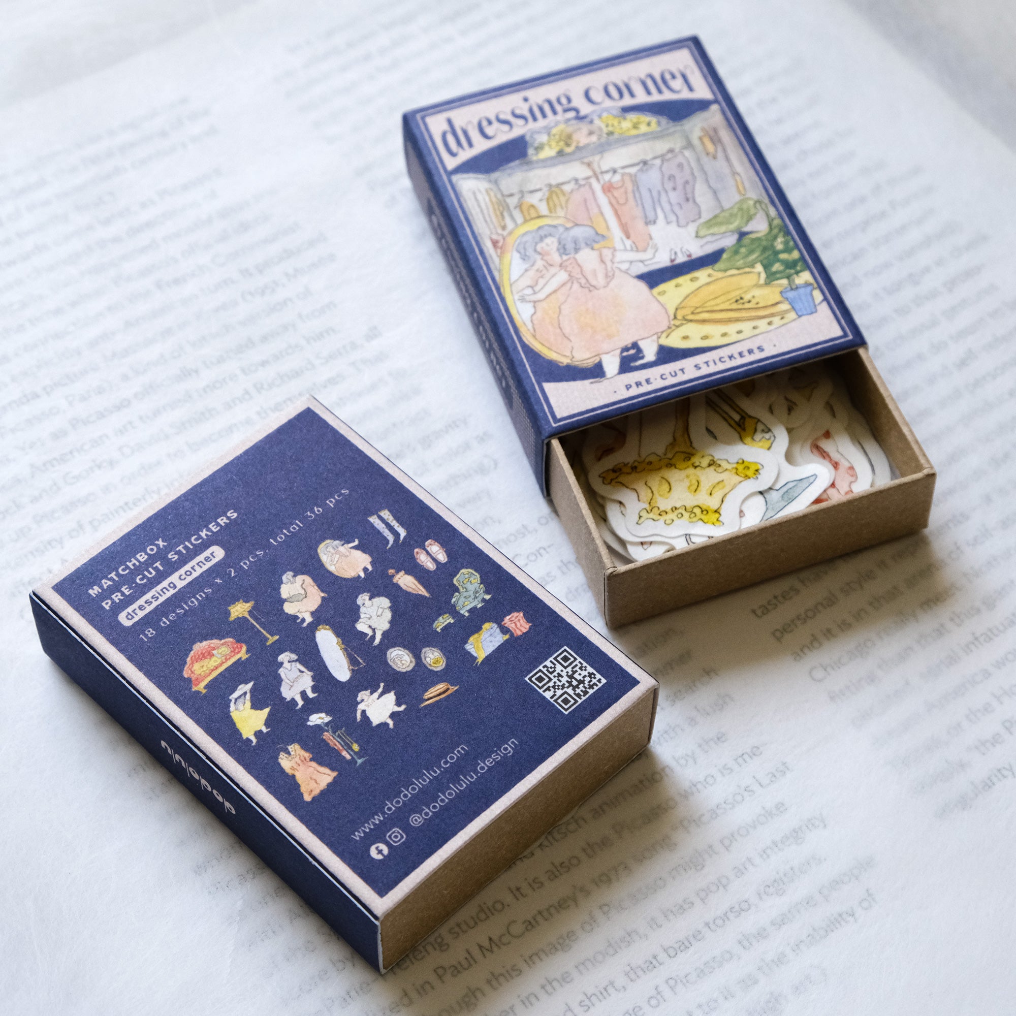 Dodolulu - Planner Sticker Matchbox - Dressing Corner (01)