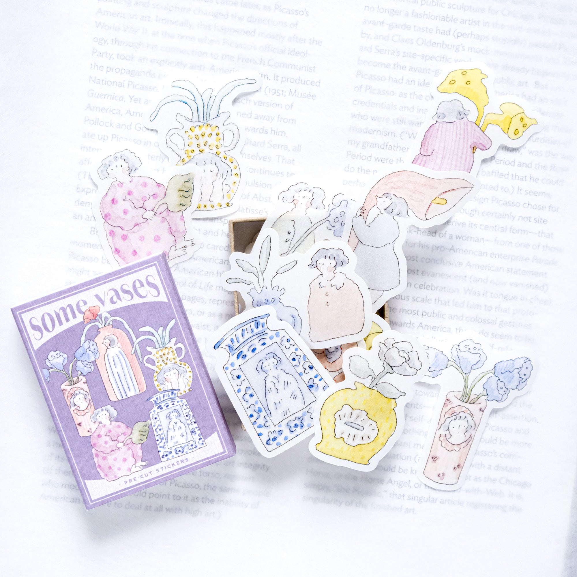 Dodolulu - Planner Sticker Matchbox - Some Vases (05)