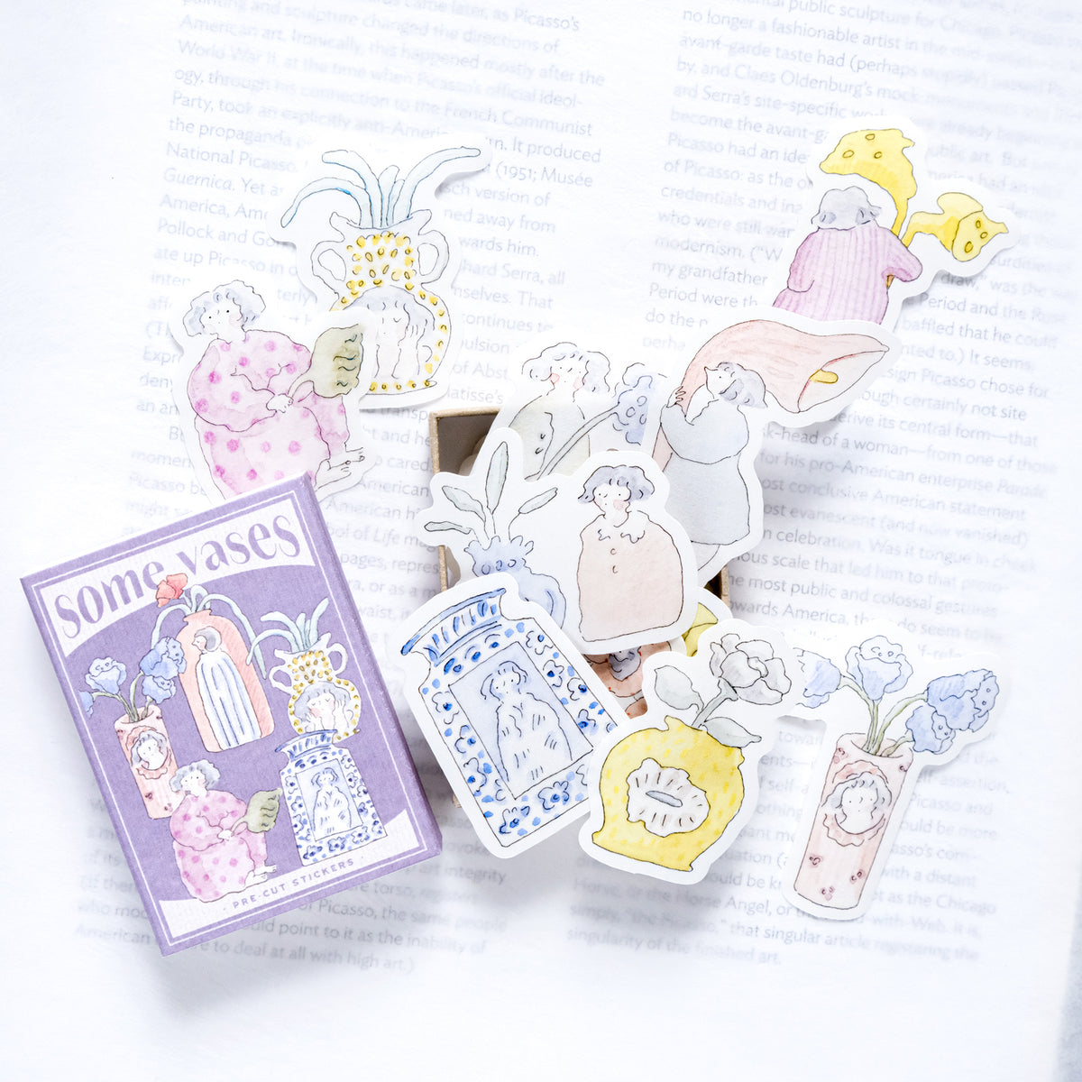 Dodolulu - Planner Sticker Matchbox - Some Vases