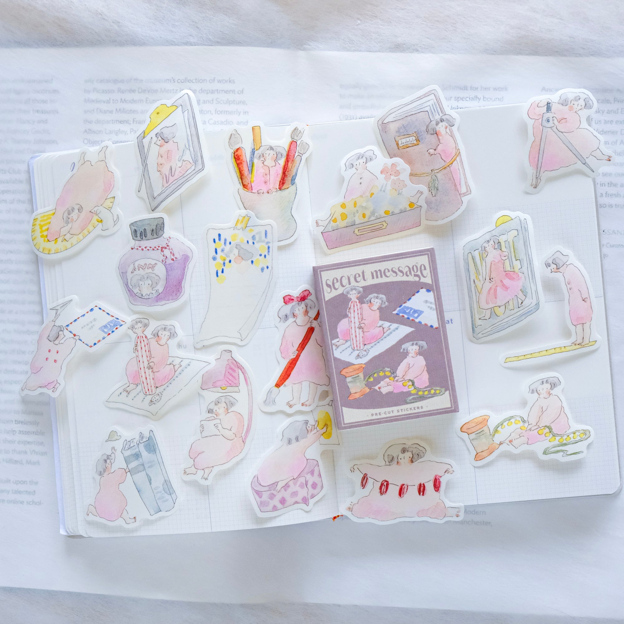 Dodolulu - Planner Sticker Matchbox - Secret Message (07)
