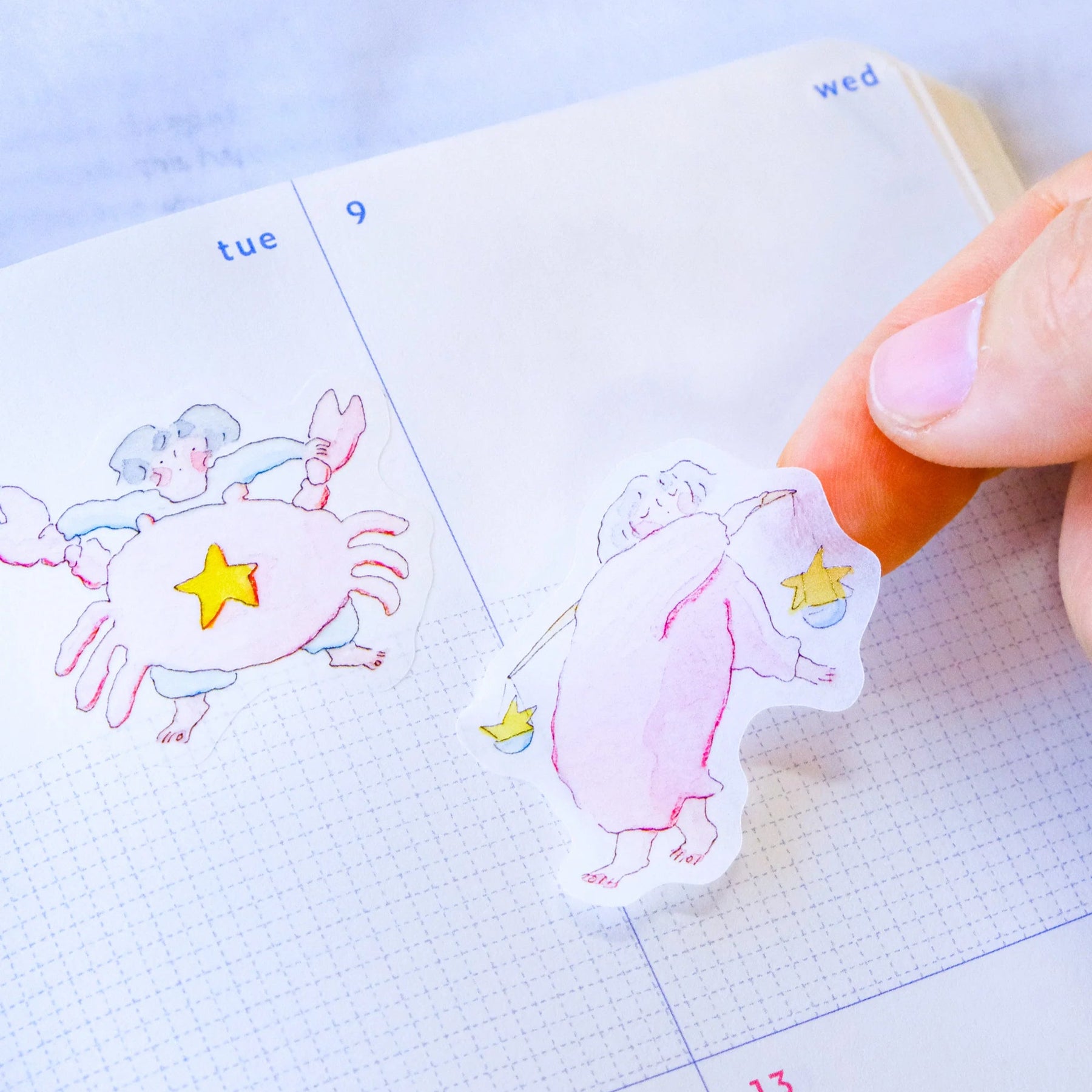 Dodolulu - Planner Sticker - Falling From The Stars