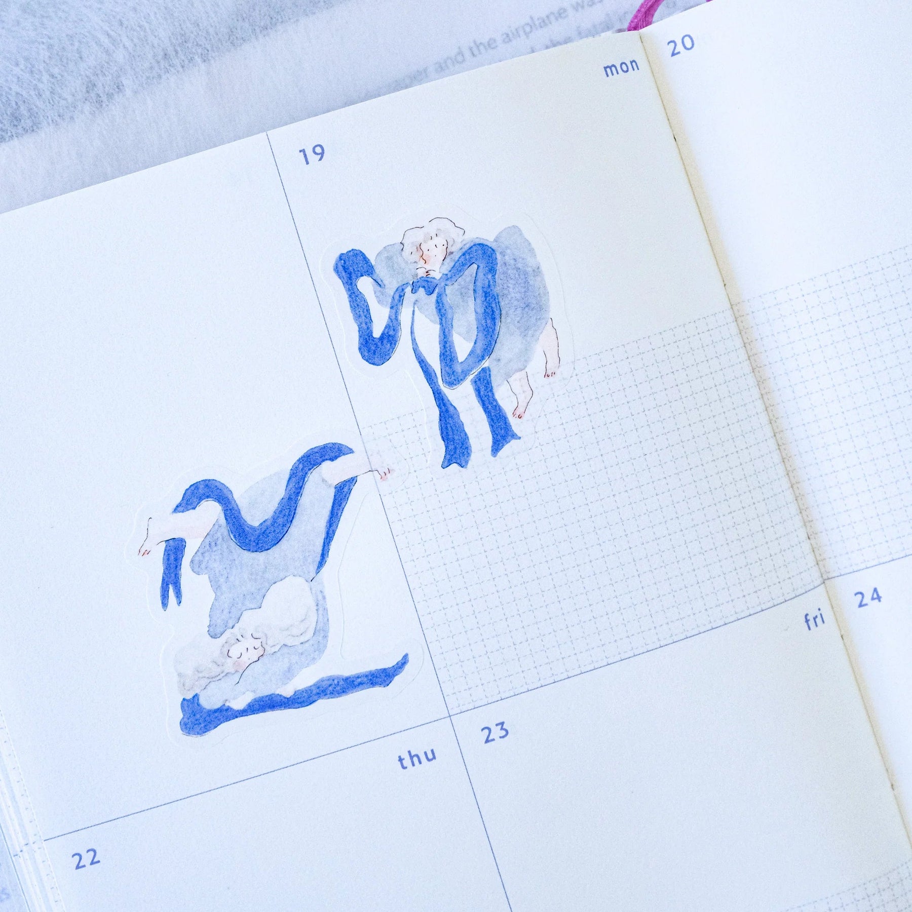 Dodolulu - Planner Sticker - The Blue Ribbon