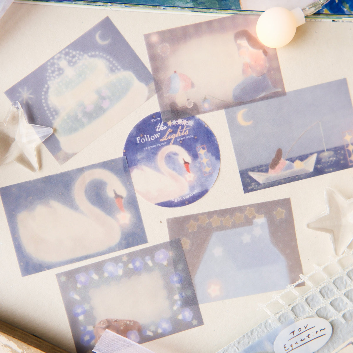 TeaYou - Paper Rolled Notes - Night