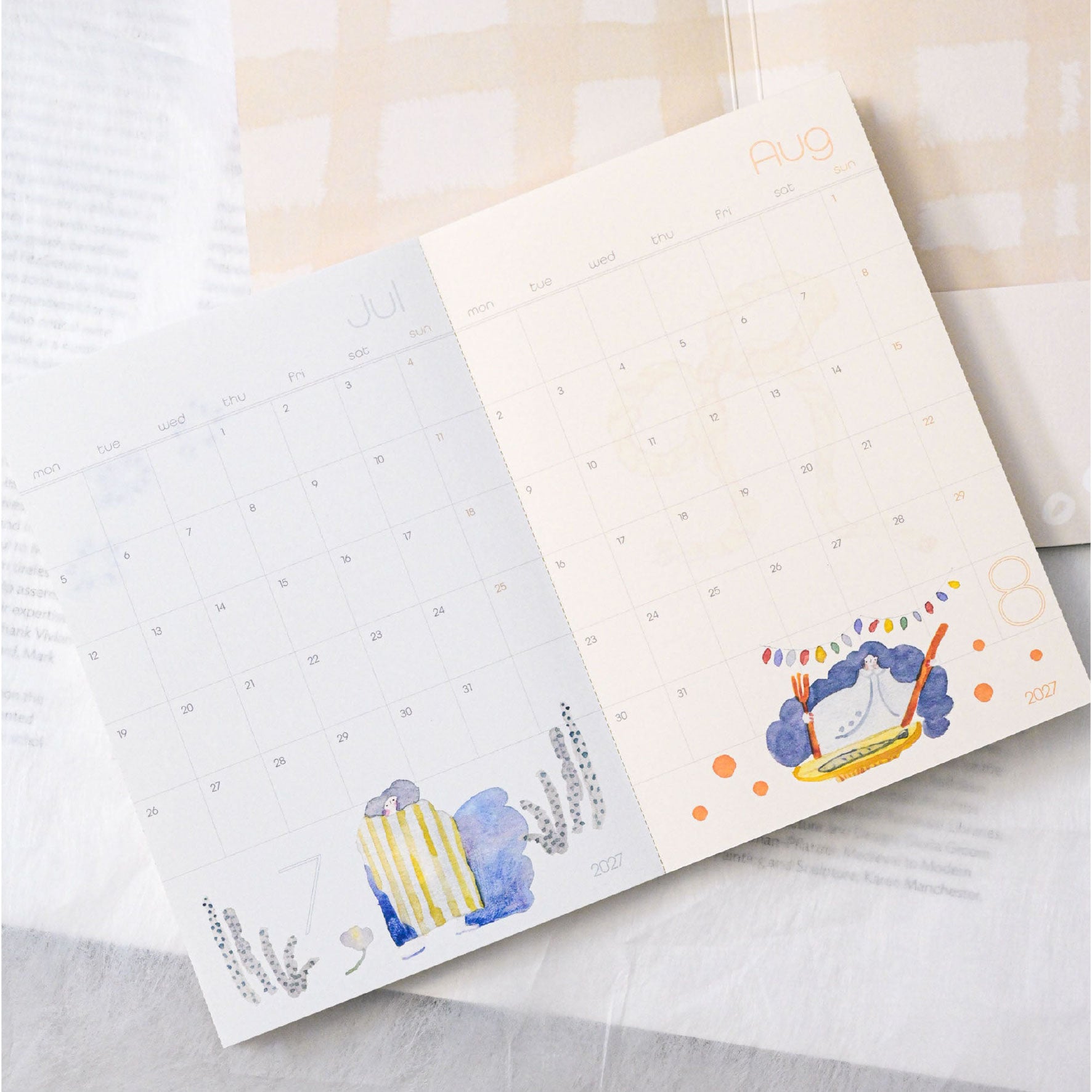 Dodolulu - 2027 Calendar - Planner Stickers - Monthly