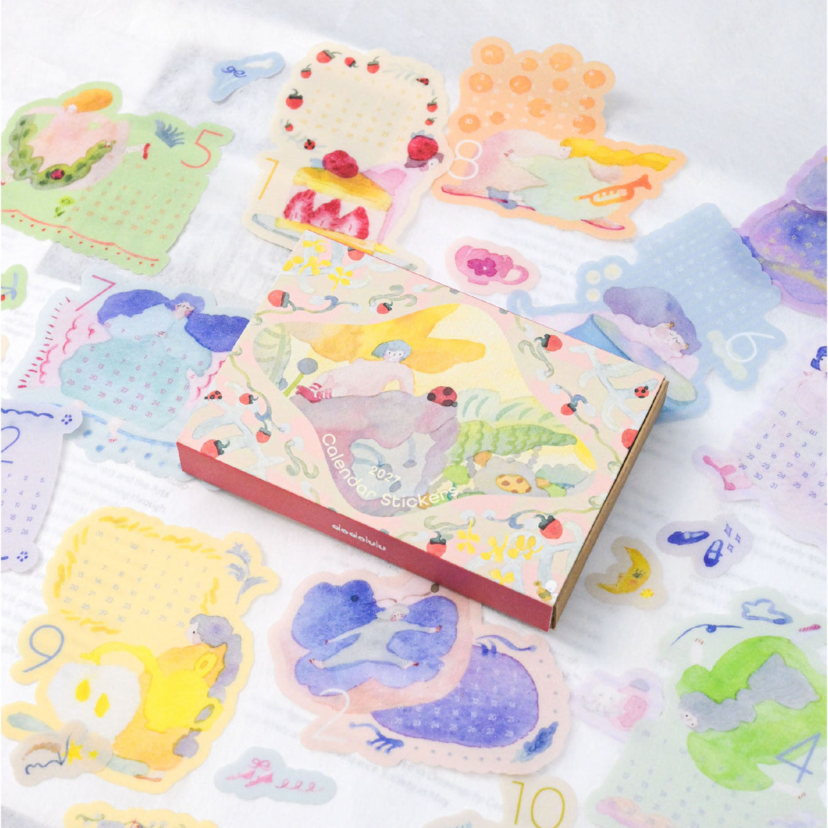 Dodolulu - 2027 Calendar - Calendar Stickers - Monthly