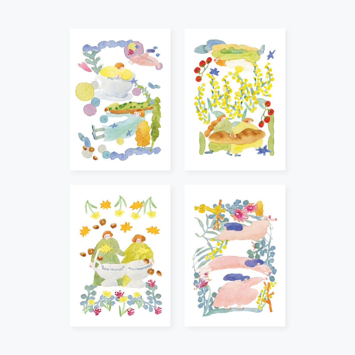 Dodolulu x Bookbinders Design - Card - Postcard Set (Set of 4)