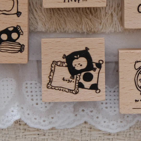 Eileen Tai - Stamp - Good Night - Small Pillows