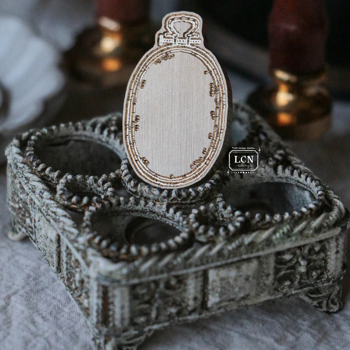 LCN Design Studio - Wax Seal Stamp Set - Embroidery Hoop (V)