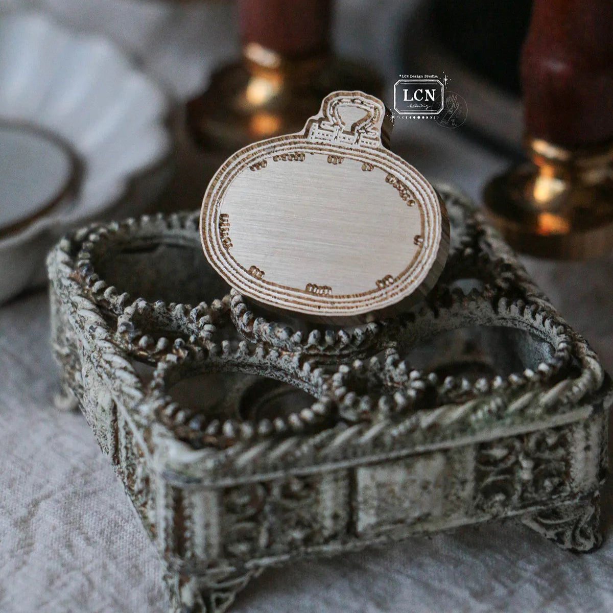 LCN Design Studio - Wax Seal Stamp Set - Embroidery Hoop (H)