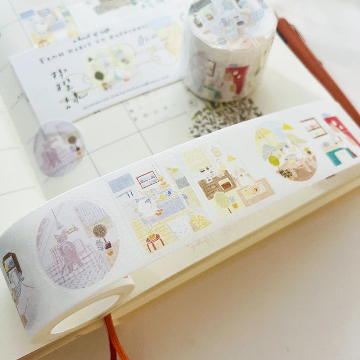 Niconeco Zakkaya - Washi Tape - Duck & Friends Cafe Moments