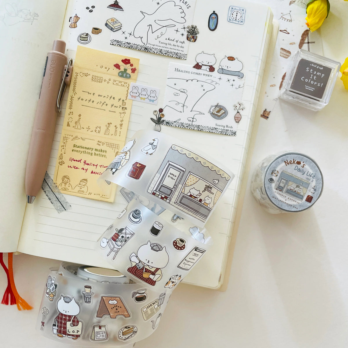 Niconeco Zakkaya - Washi Tape - Neko's Daily Life Vol.3 (PET)