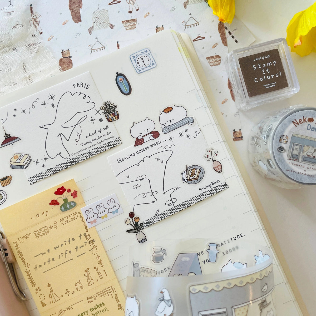 Niconeco Zakkaya - Washi Tape - Neko's Daily Life Vol.3 (PET)