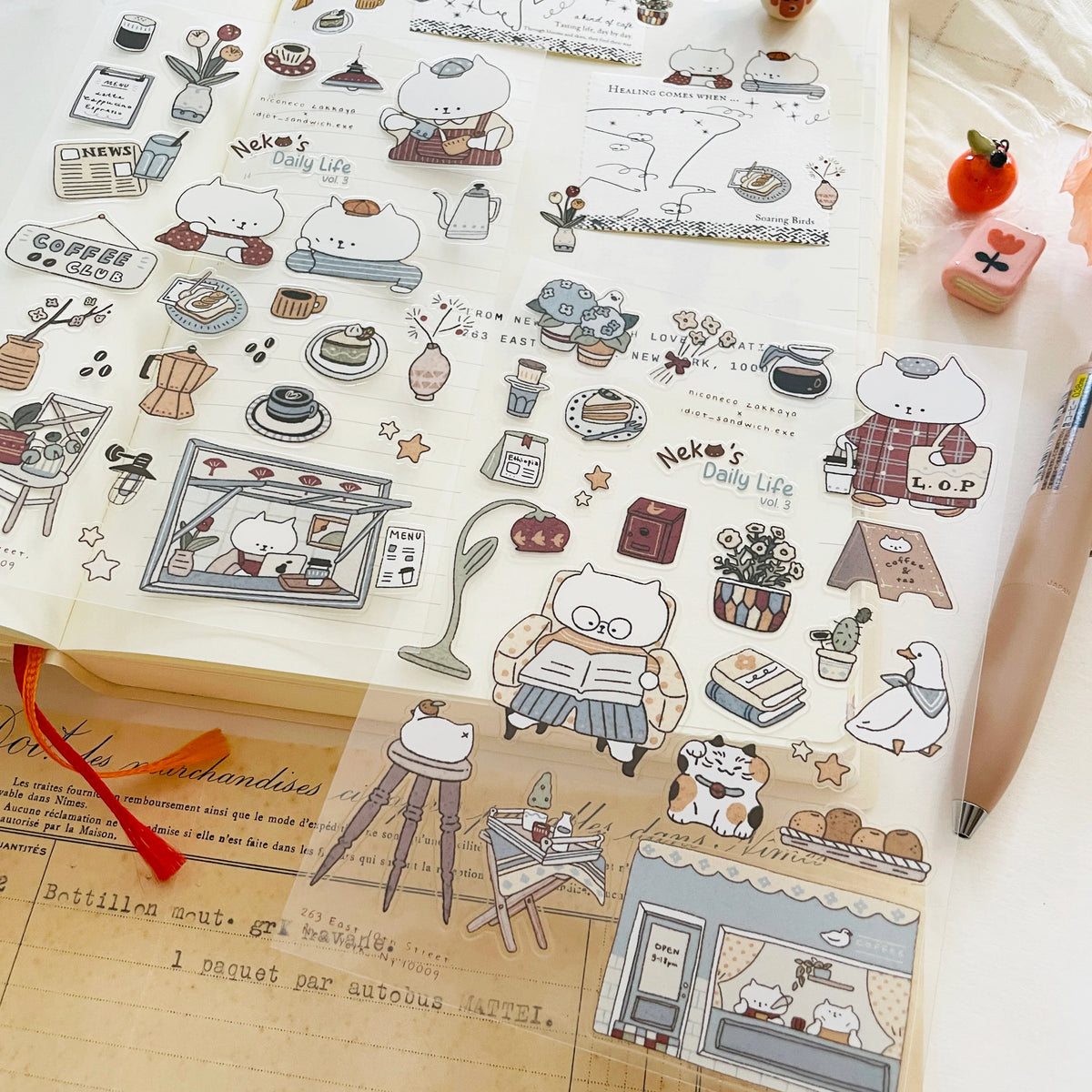 Niconeco Zakkaya - Planner Sticker - Neko's Daily Life Vol.3