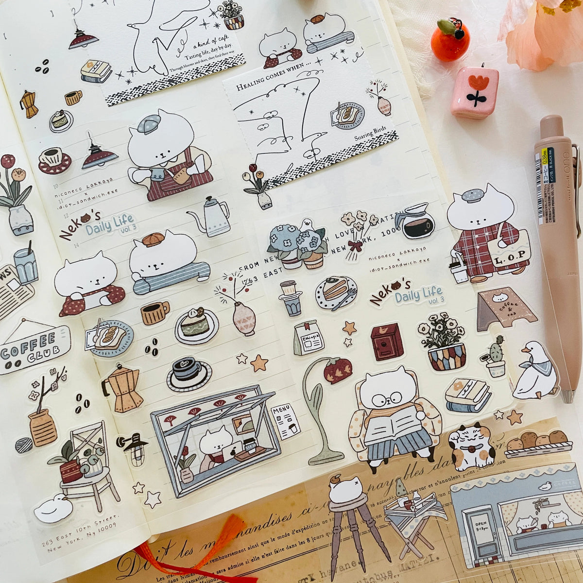 Niconeco Zakkaya - Planner Sticker - Neko's Daily Life Vol.3