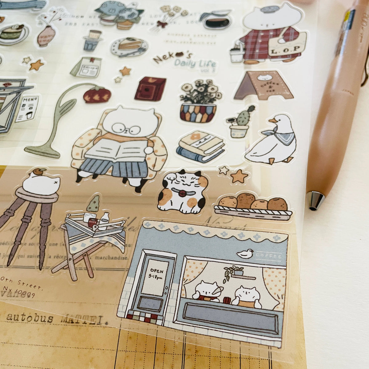 Niconeco Zakkaya - Planner Sticker - Neko's Daily Life Vol.4