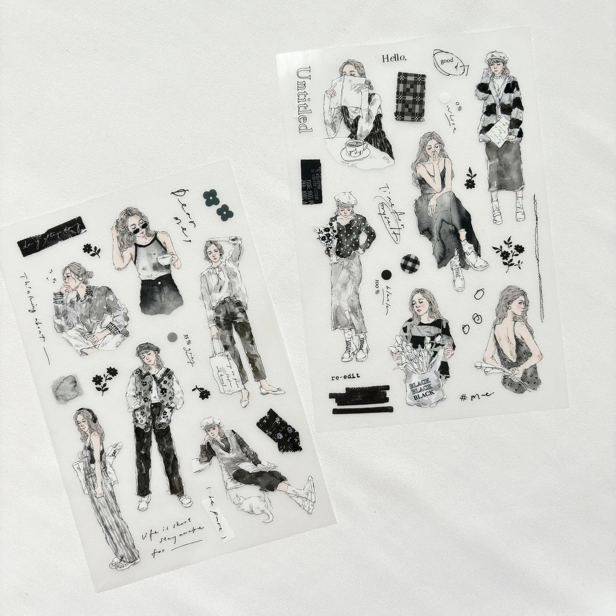 Pion - Planner Sticker - Black