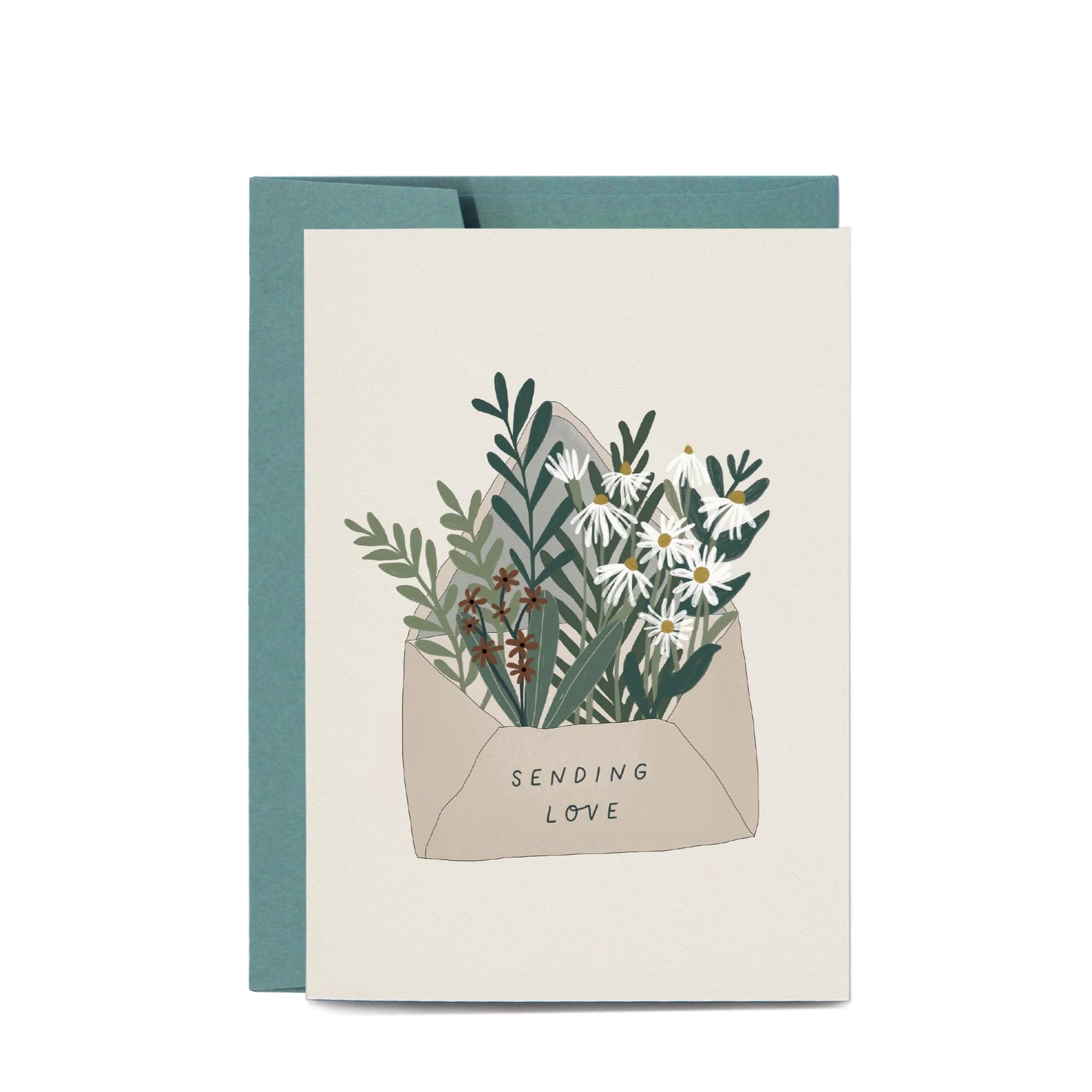 In the Daylight - Card - Love - Sending Love Envelope Flowers