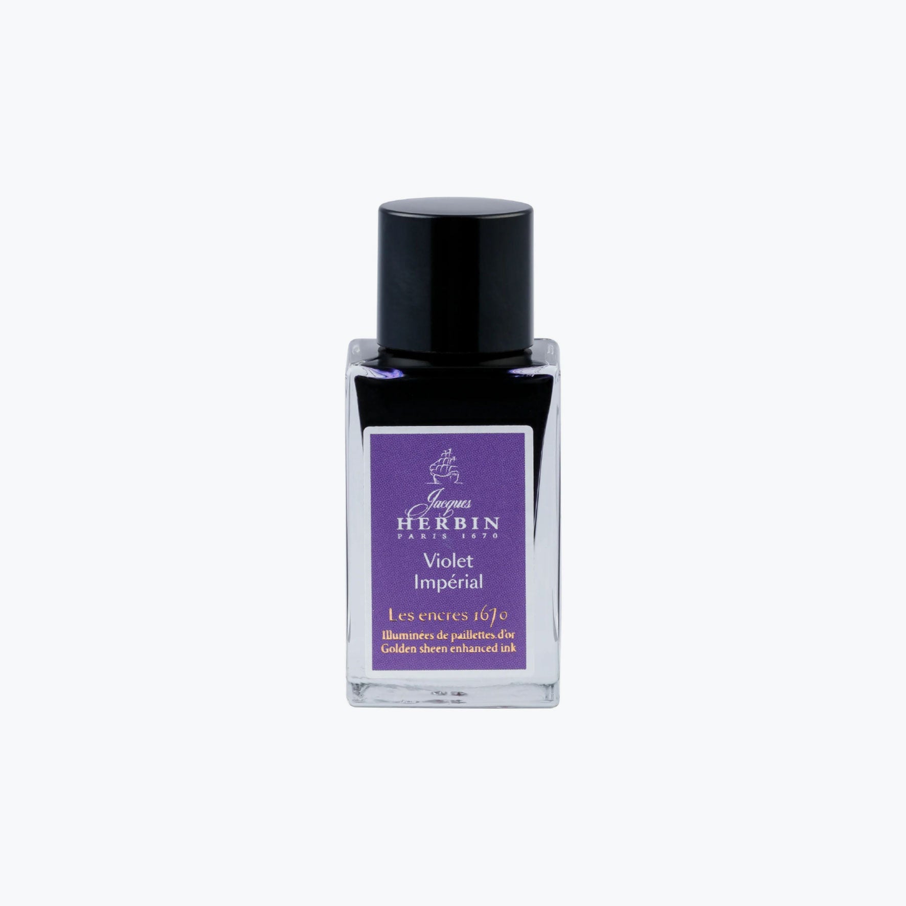 J. Herbin - Fountain Pen Ink - 1670 - 15ml - Violet Impérial