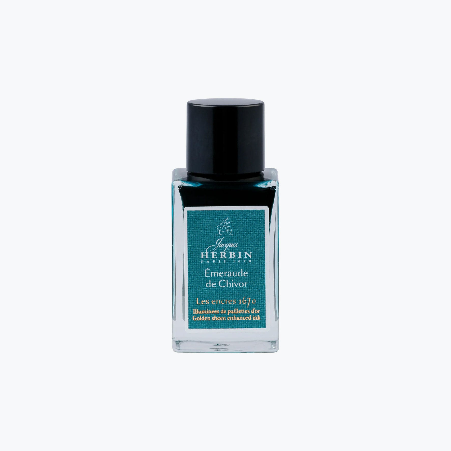 J. Herbin - Fountain Pen Ink - 1670 - 15ml - Émeraude de Chivor