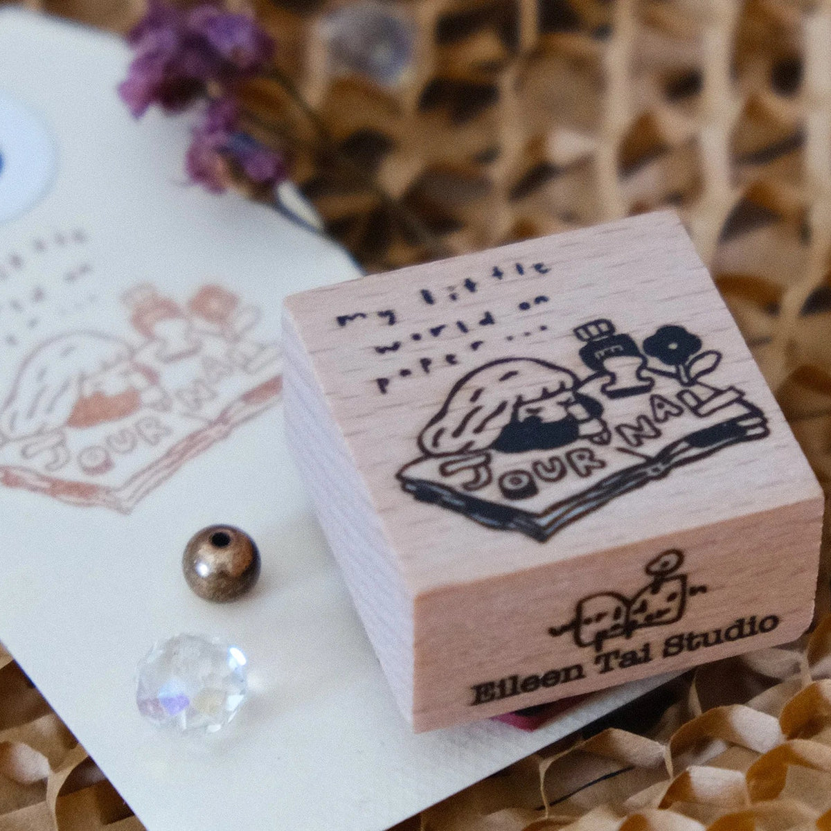 Eileen Tai - Stamp - Journaling Girl