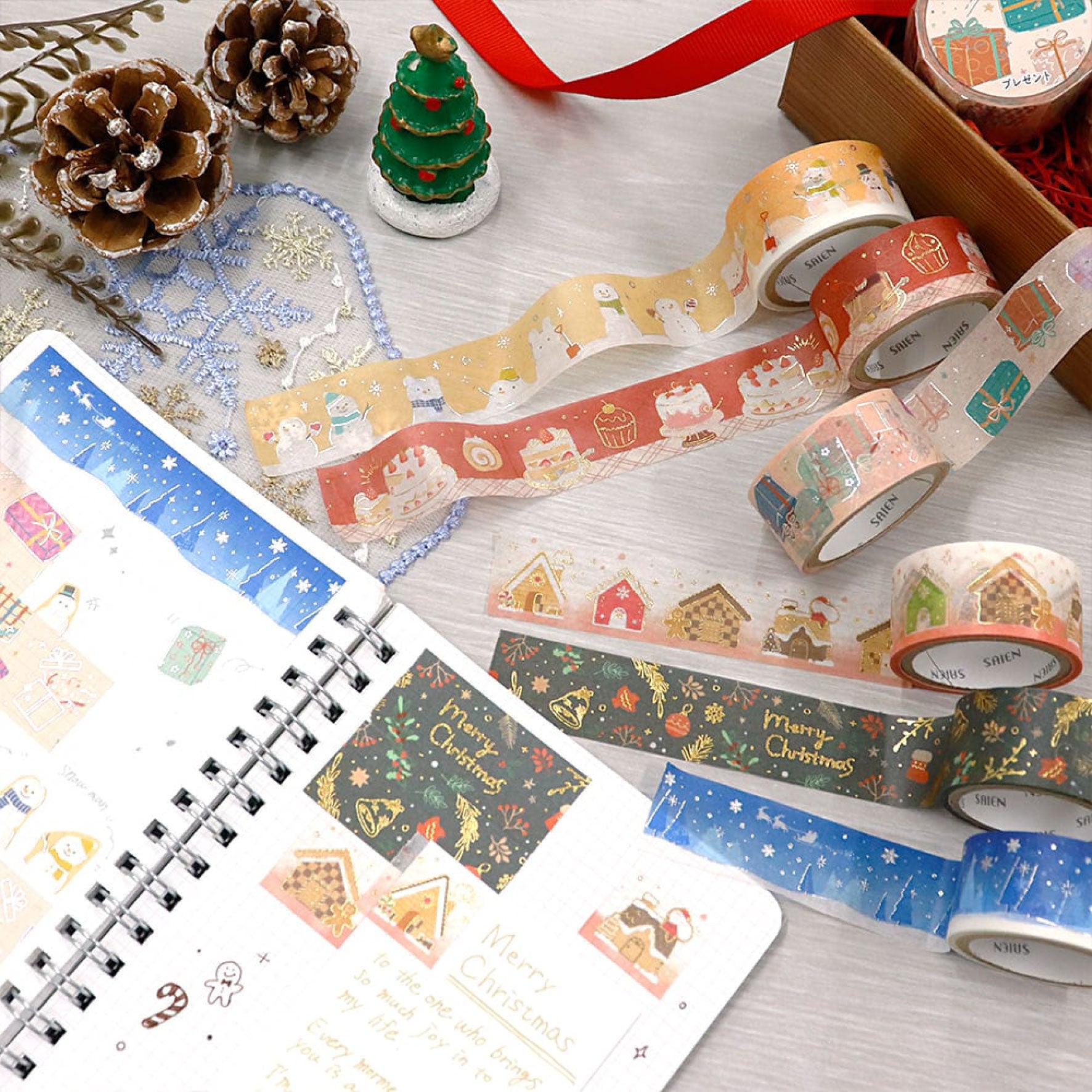 Kamiiso - Washi Tape - 2025 Christmas - Gingerbread House