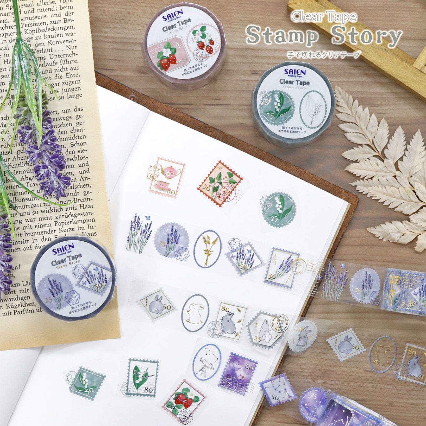 Kamiiso - Washi Tape - Stamp Story - Strawberry