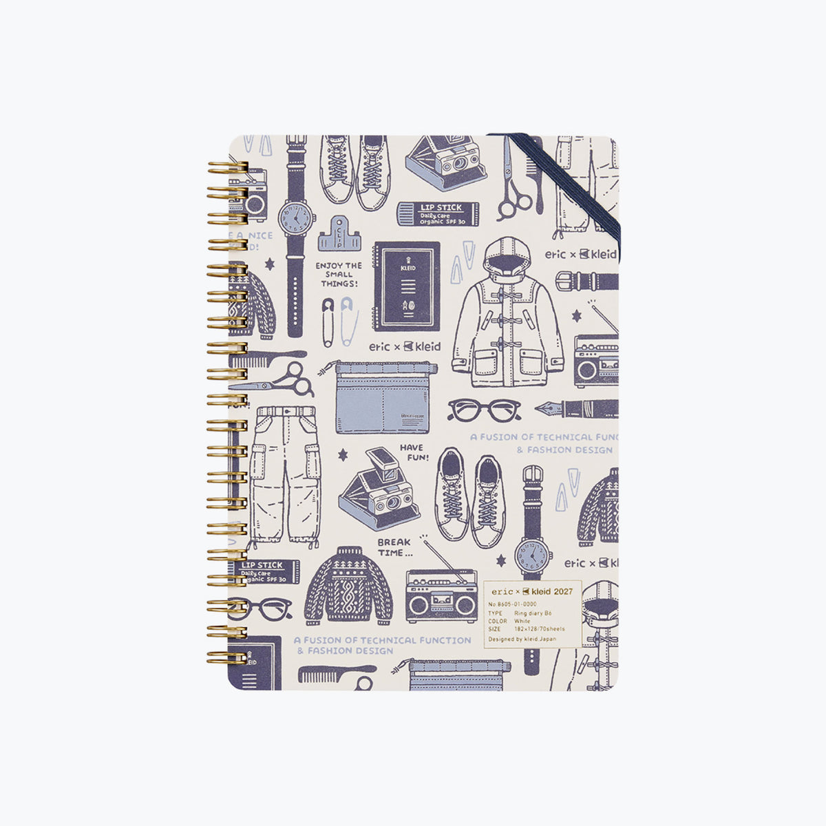 Kleid x Eric - 2027 Diary - B6 - White