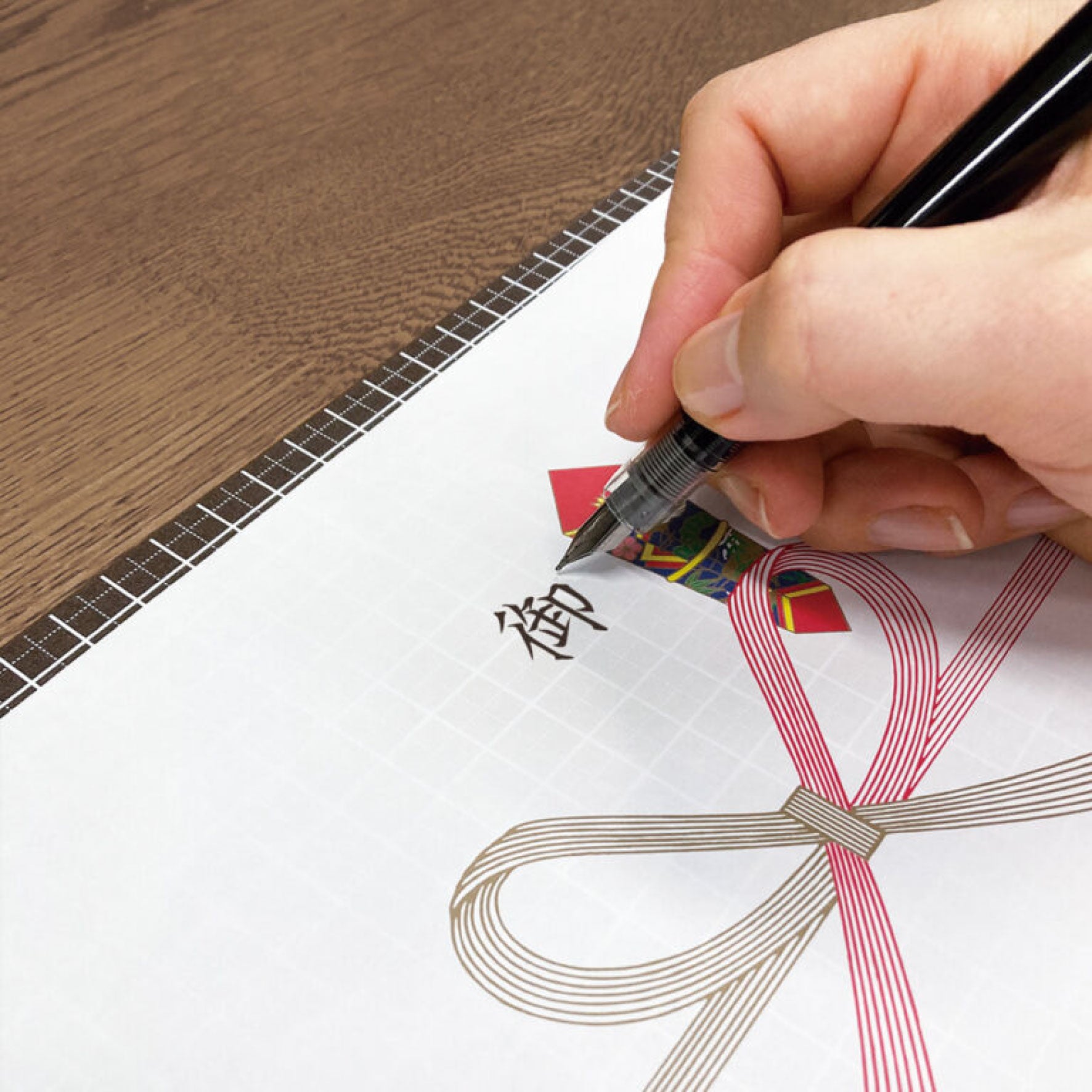 Kyoei Orions - Writing Mat - Kiwami - A4+ - Brown & Camel