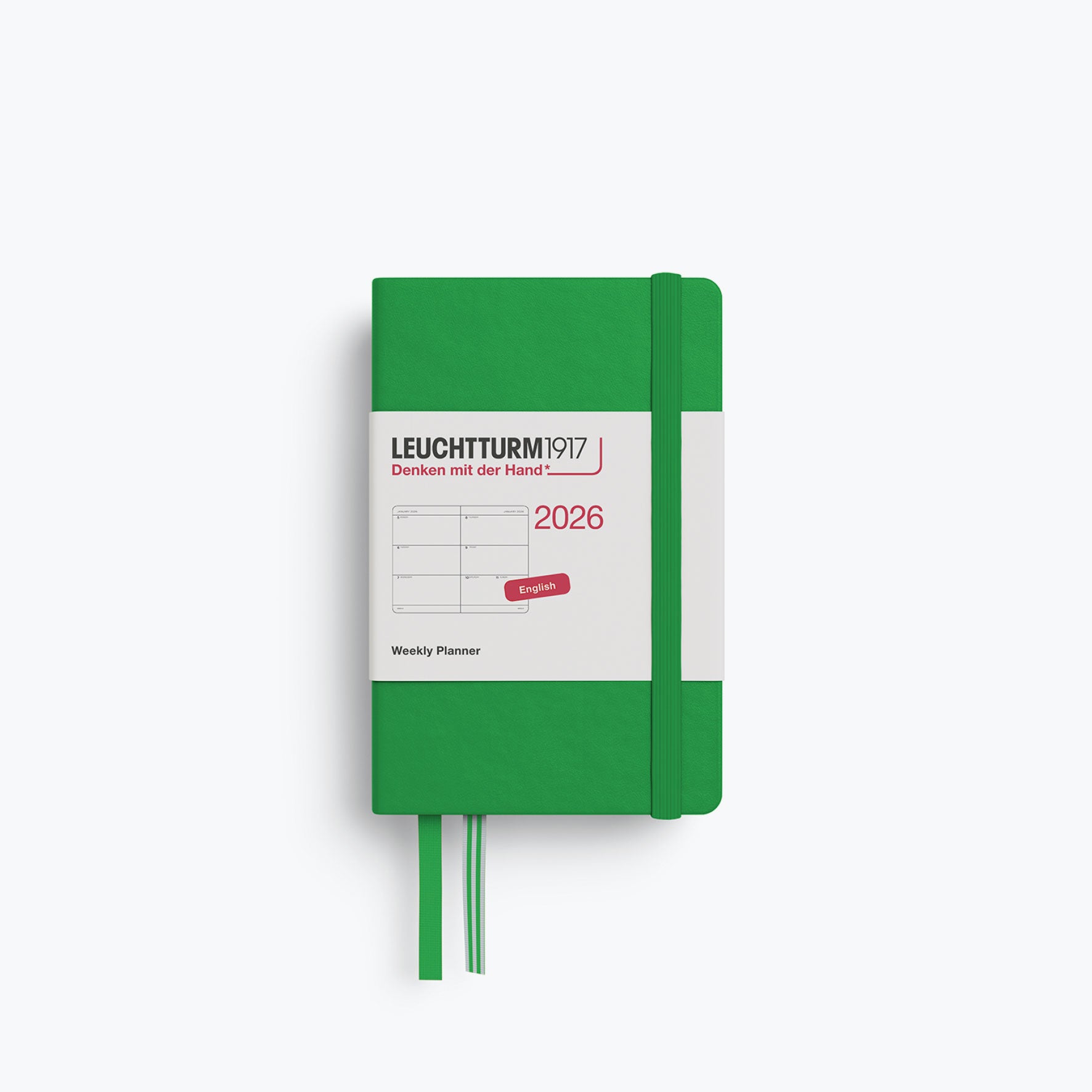 Leuchtturm1917 - 2026 Diary - Weekly Planner - A7 - Spring Leaf