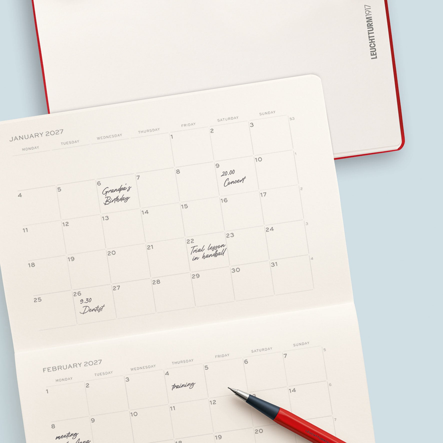 Leuchtturm1917 - 2027 Diary - Planner Booklet - Monthly - B5